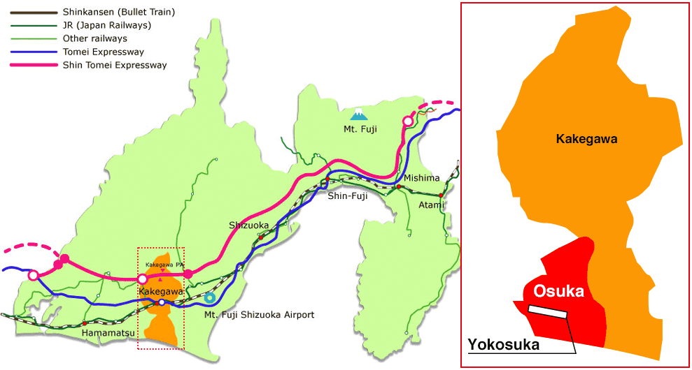 Mt. Fuji Shizuoka Airport, Area Transportation Guide (Road/Rail)